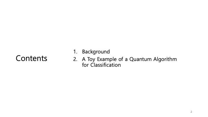 Table of Contents Slide