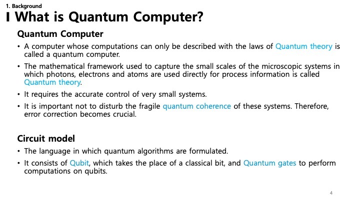 What is a Quantum Computer Slide