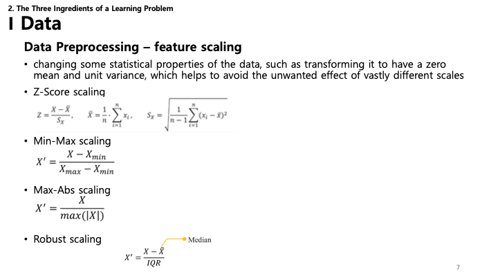 Data Preprocessing - Feature Scaling Slide
