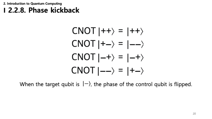 Phase Kickback Slide