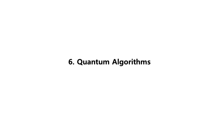 Quantum Algorithms Title Slide