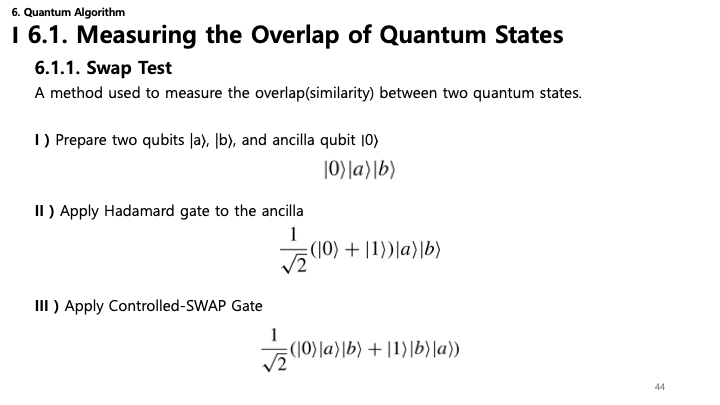 Swap Test 1 Slide