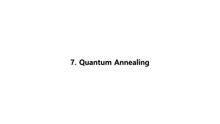 Quantum Annealing Title Slide